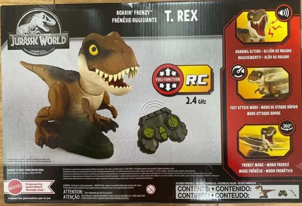 Jurassic World Roarin' Frenzy T. Rex RC‎ Remote Control Dinosaur